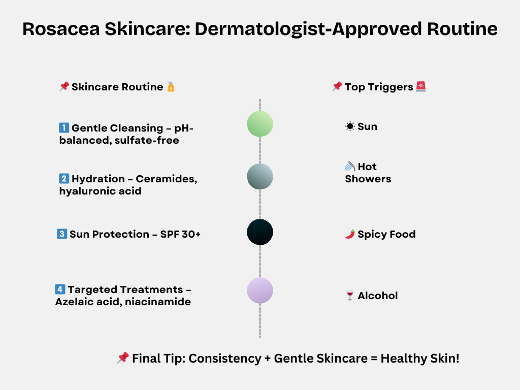 Step-by-Step Rosacea Skincare Routine