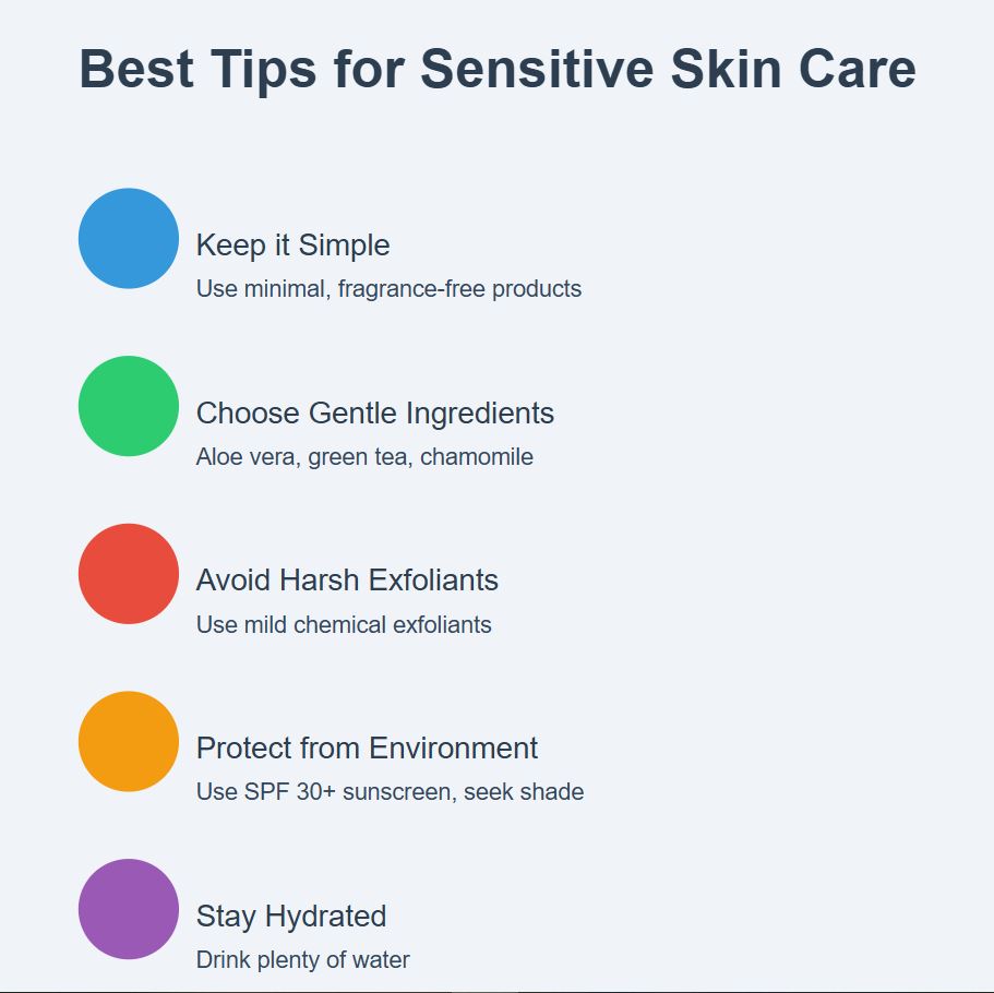 Best tips for sensitive skin care
