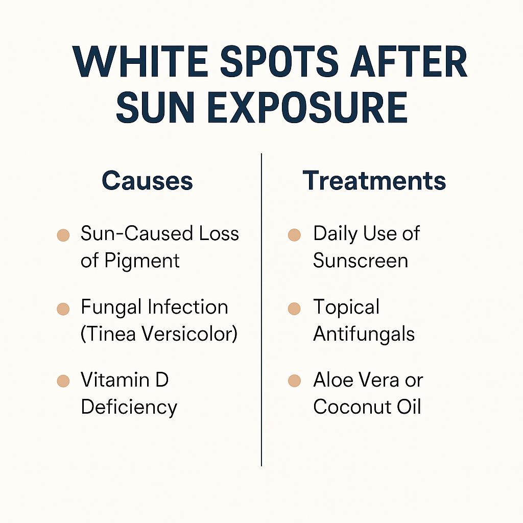 What Causes White Spots After Sun Exposure?