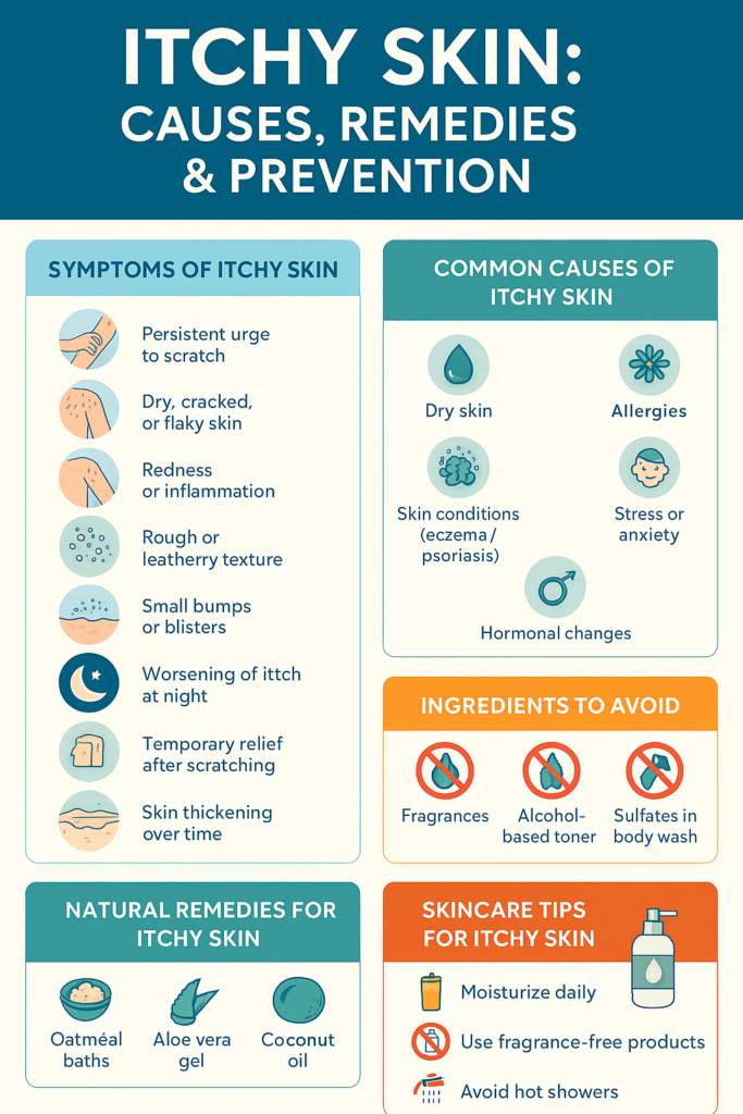 Itchy skin care
