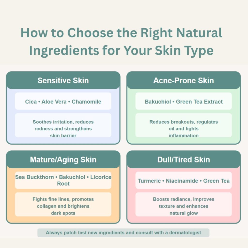 How to Choose the Right Natural Ingredients for Your Skin Type