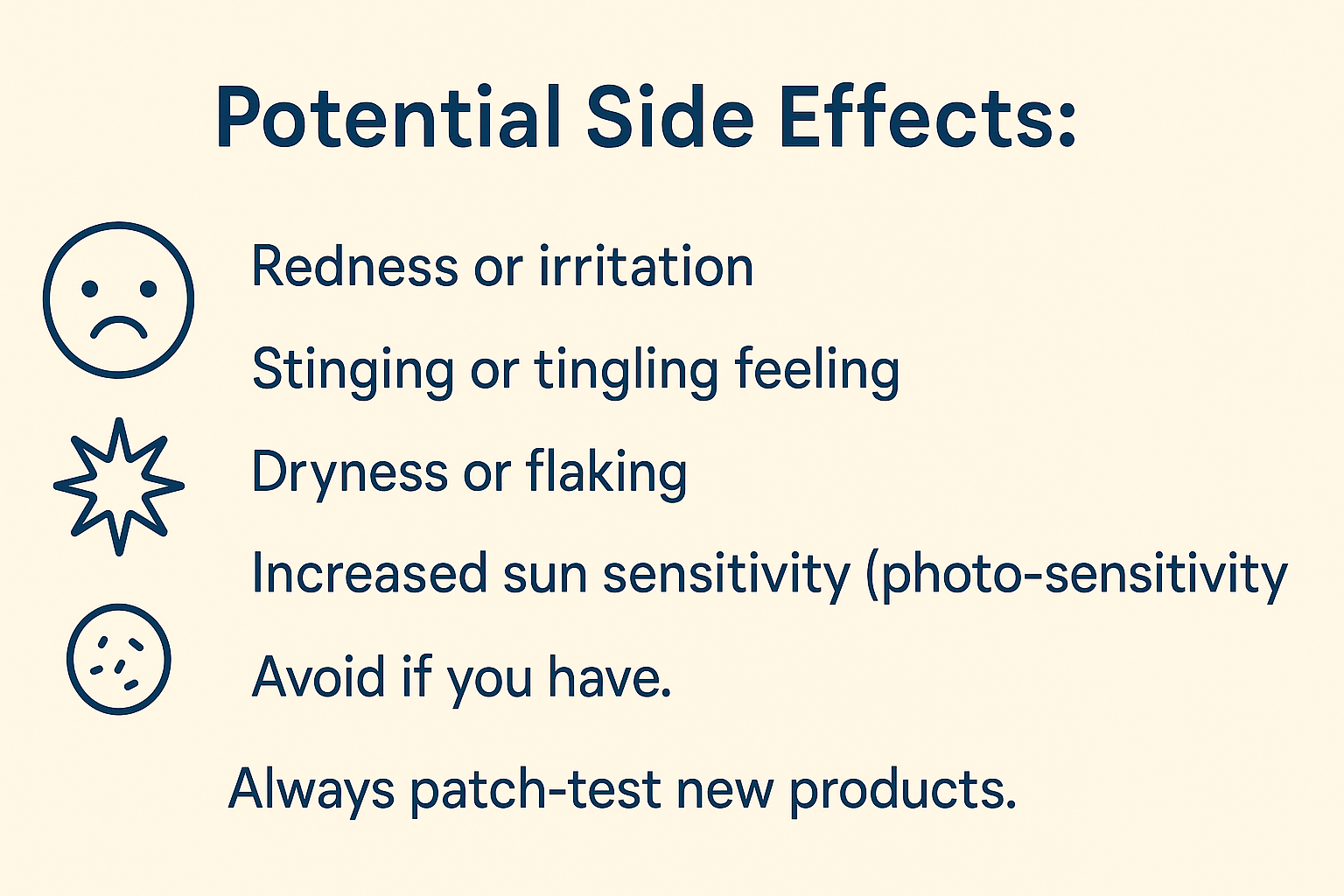 Side Effects of Glycolic Acid