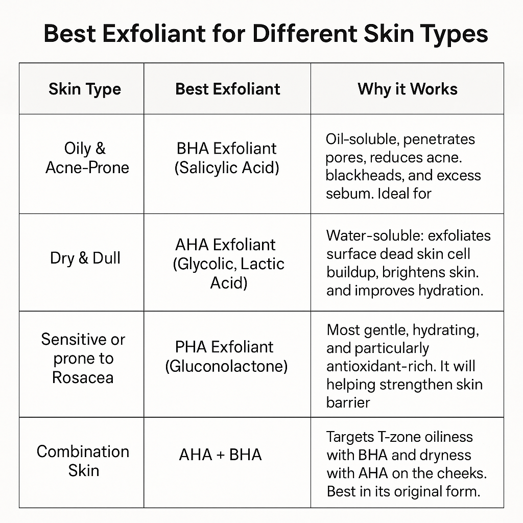 Choose the Right Chemical Exfoliant for Your Skin Type