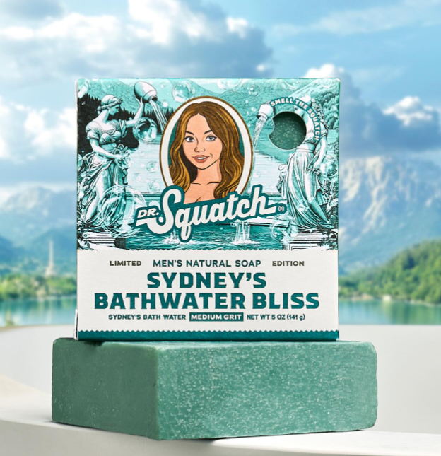 Sydney Sweeney & Dr. Squatch Launch Soap Made from Her Bathwater